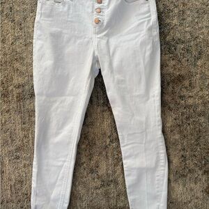 Old Navy White High Rise Jeans Classic Fit